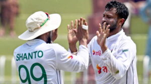 Shakib Al Hasan's first Test