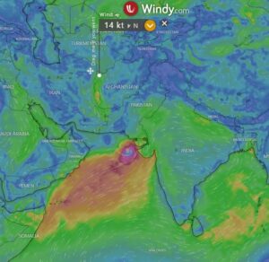 Cyclone Dana is today's news.