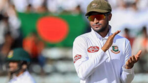 Shakib Al Hasan's first Test