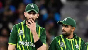 Babar Azam and Shaheen Afridi are smiling