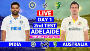 India vs Australia 2nd Test Scorecard