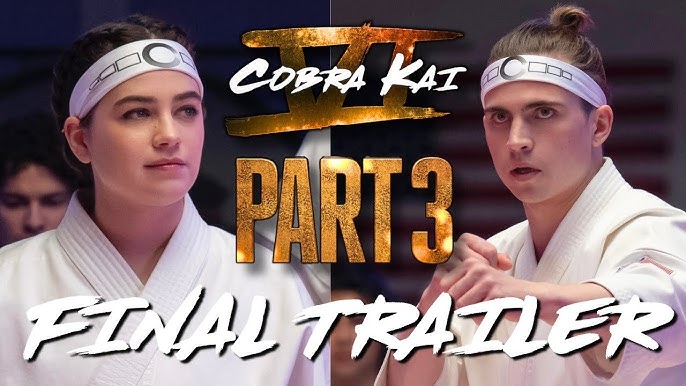 Cobra Kai Season 6, Part 3 is being released.